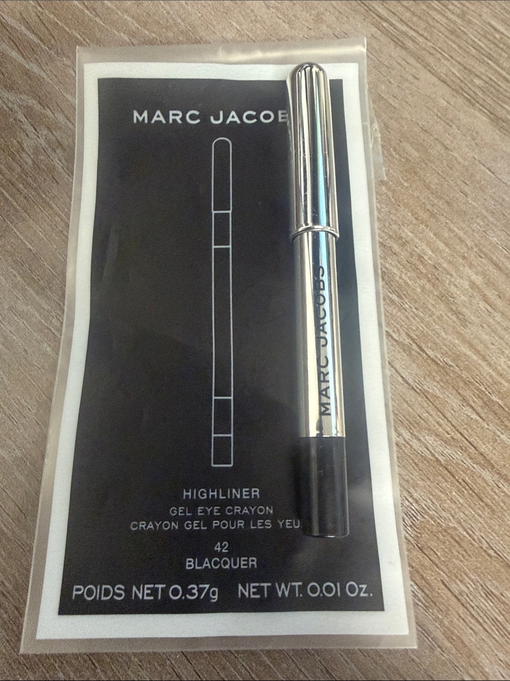 Marc Jacobs Highliner Gel Eye Crayon - shade 42 Blacquer - .01 oz